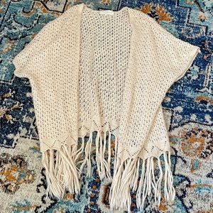 Boho fringe sweater